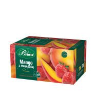 Mango with strawberry