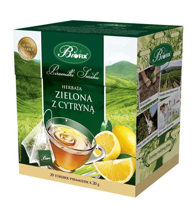 Herbata zielona z cytryną